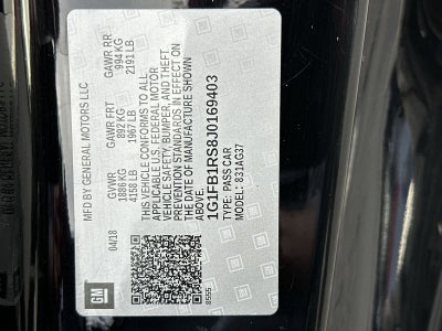 2018 Chevrolet Camaro 1LT
