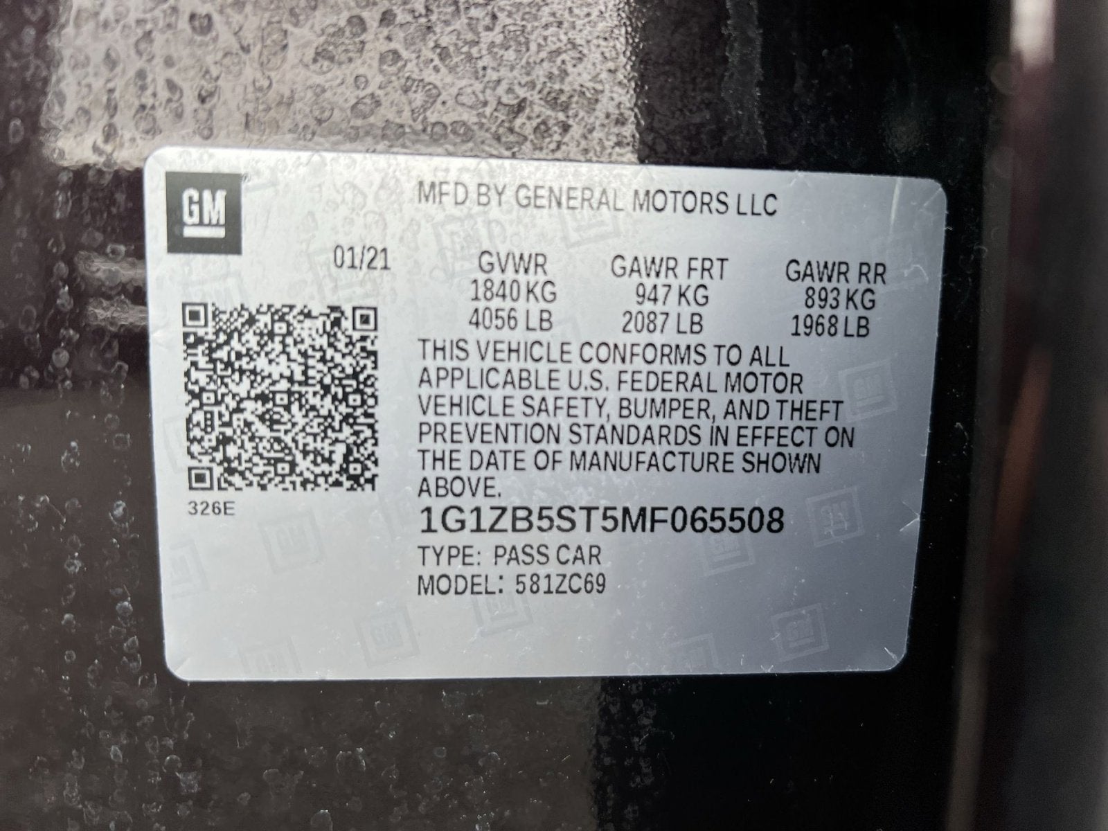2021 Chevrolet Malibu LS