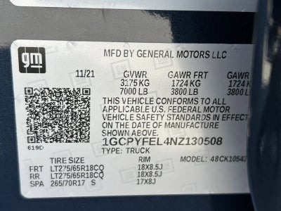 2022 Chevrolet Silverado 1500 LTD LT Trail Boss