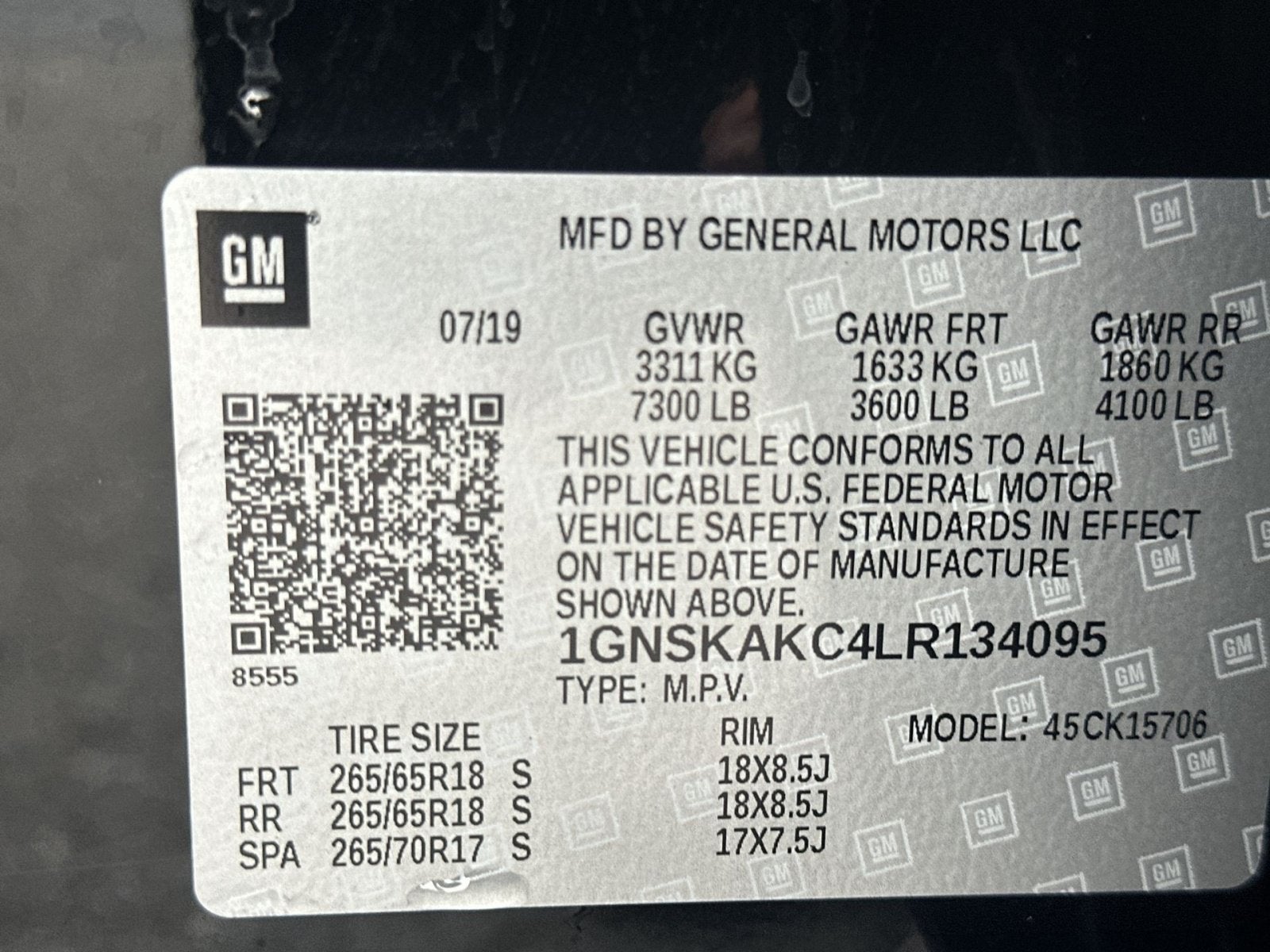 2020 Chevrolet Tahoe LS