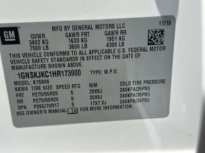 2017 Chevrolet Suburban Premier