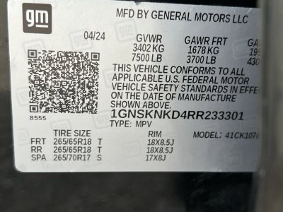 2024 Chevrolet Tahoe LT