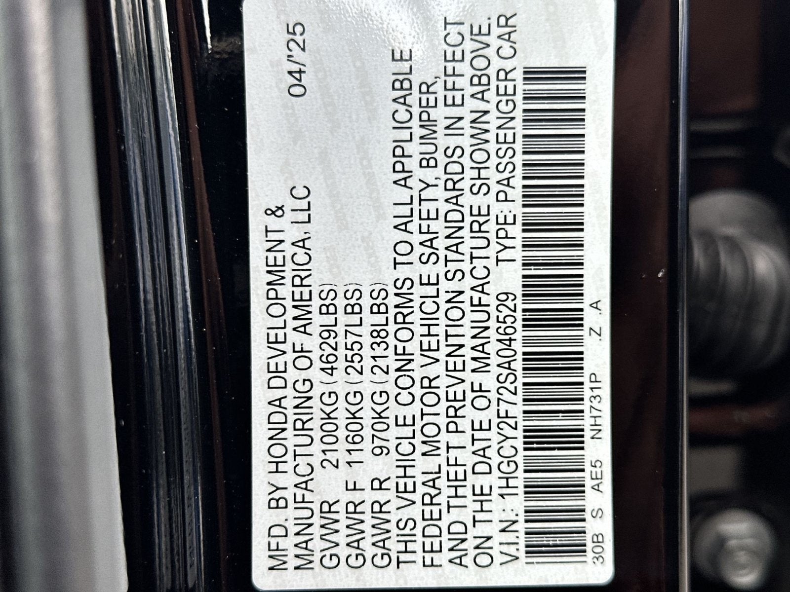 2025 Honda Accord Hybrid Sport-L