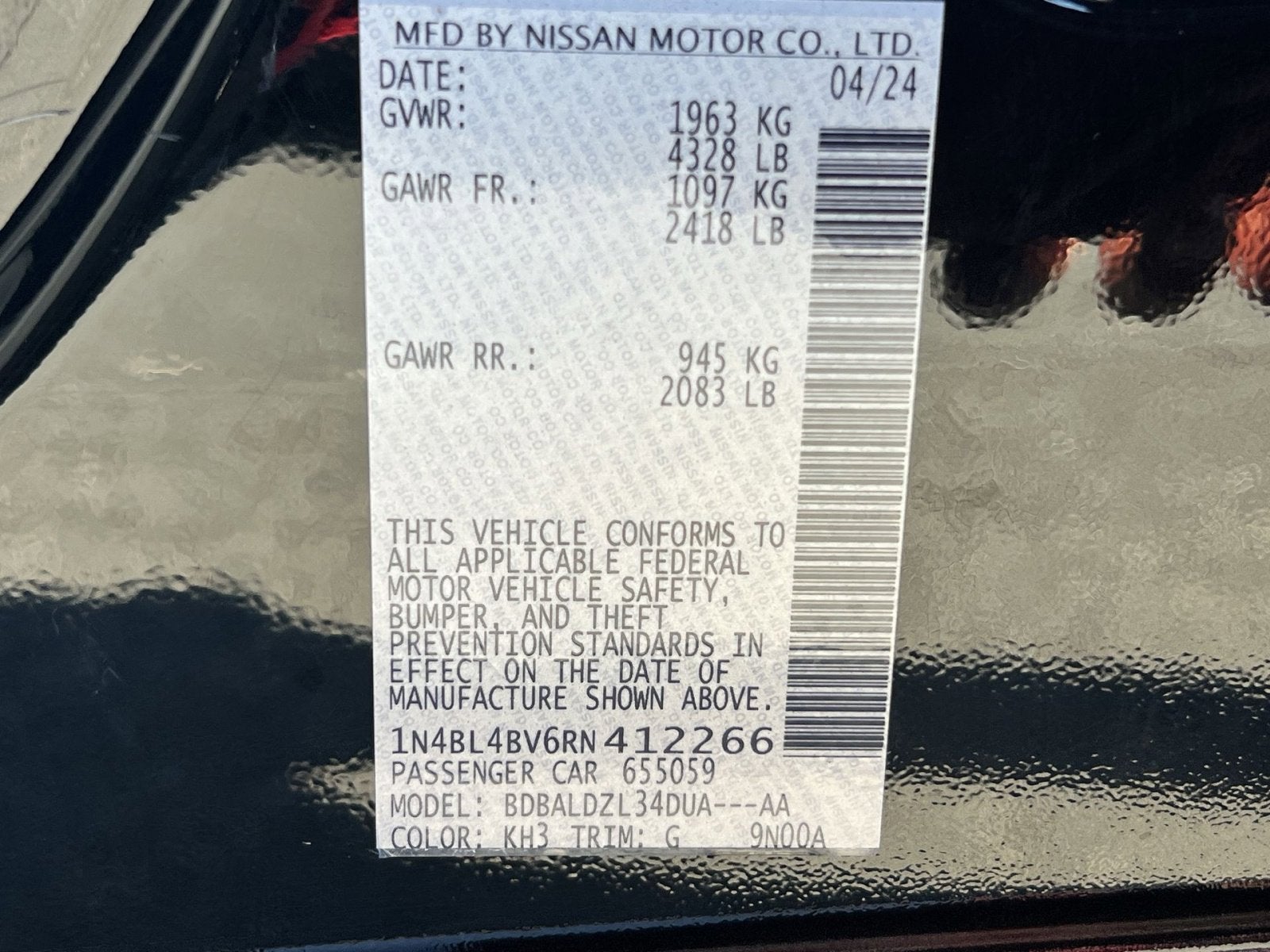 2024 Nissan Altima 2.5 S