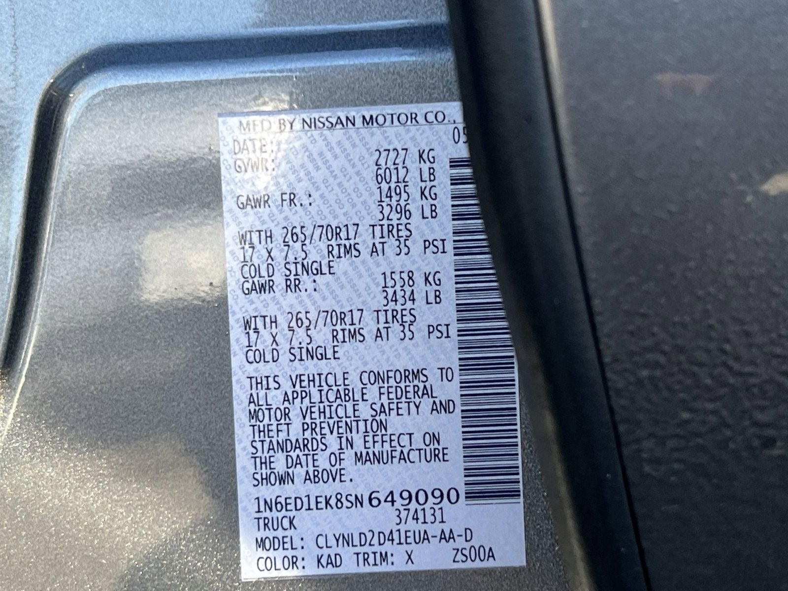 2025 Nissan Frontier PRO-4X