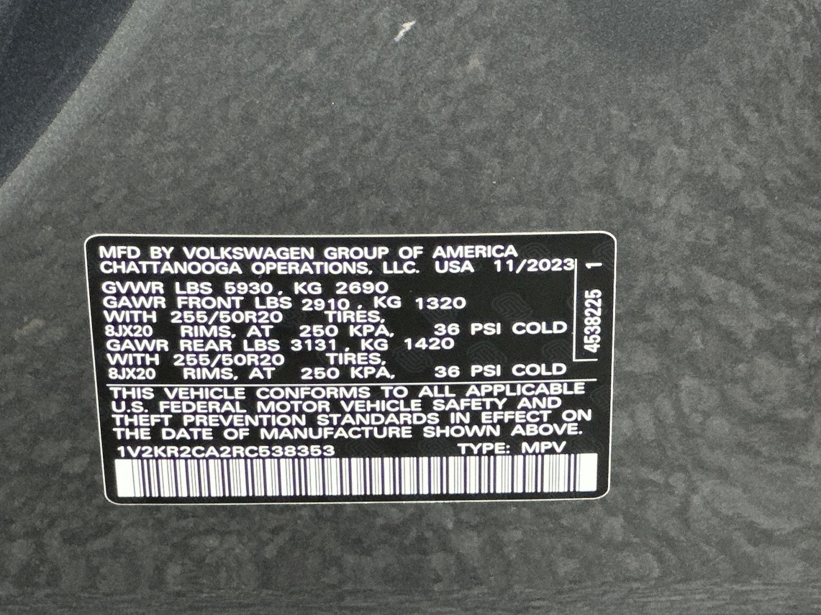 2024 Volkswagen Atlas 2.0T SE w/Technology
