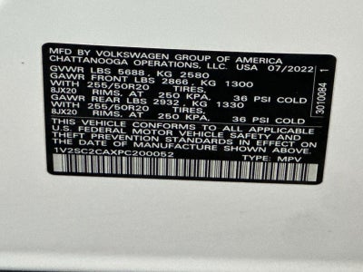 2023 Volkswagen Atlas Cross Sport 2.0T SEL R-Line Black