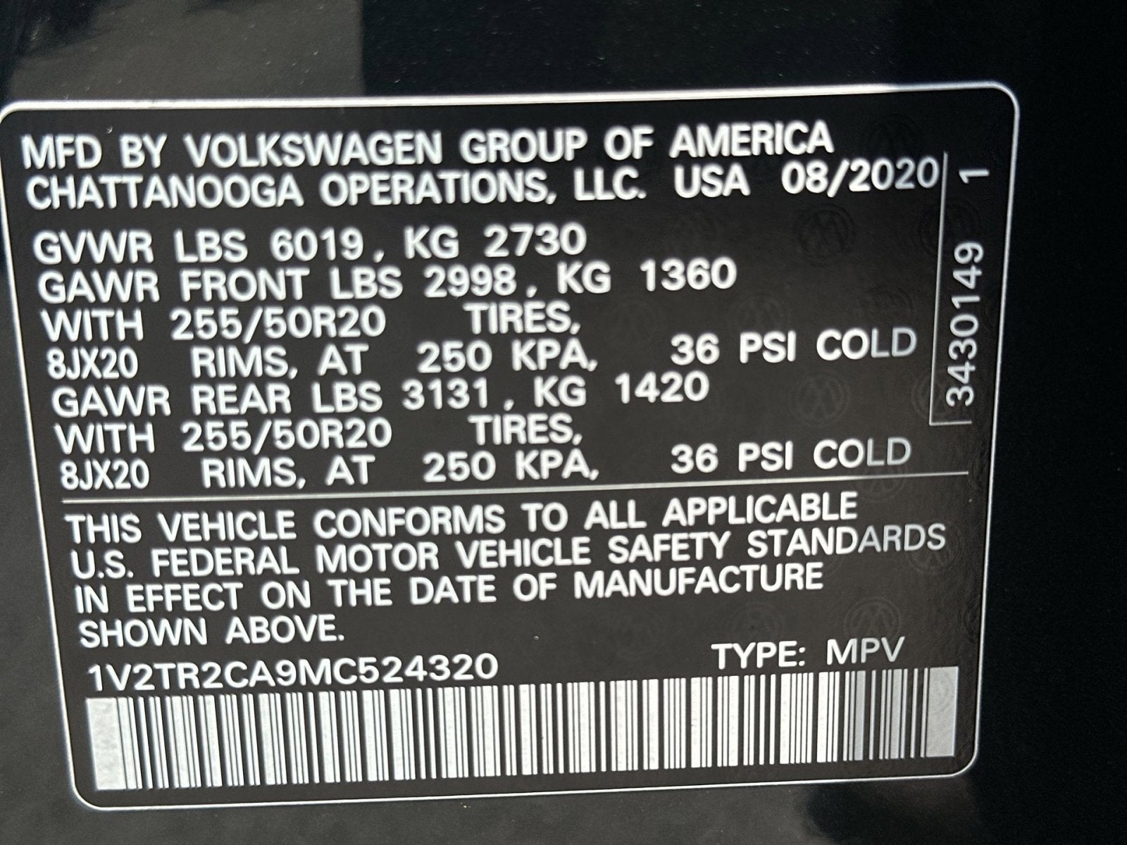 2021 Volkswagen Atlas SEL Premium