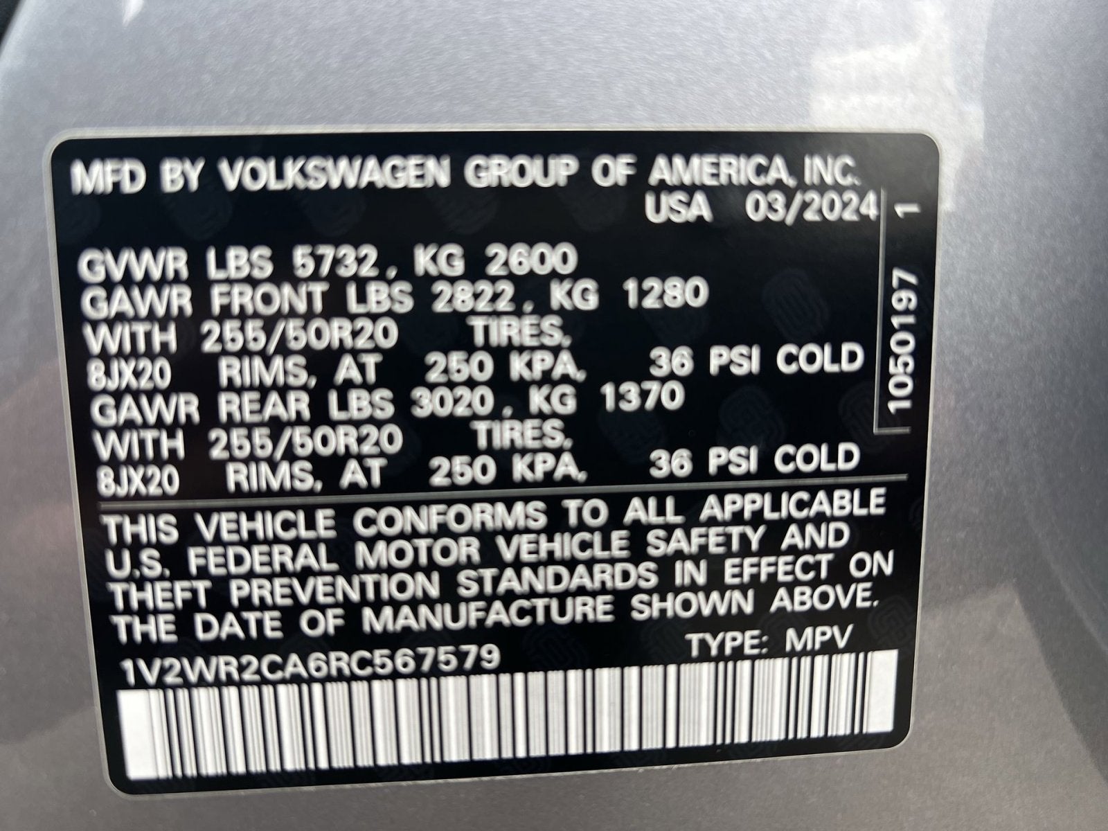 2024 Volkswagen Atlas 2.0T SE w/Technology