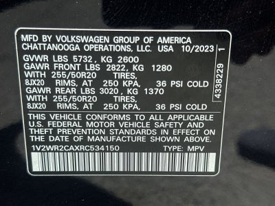 2024 Volkswagen Atlas 2.0T SE w/Technology