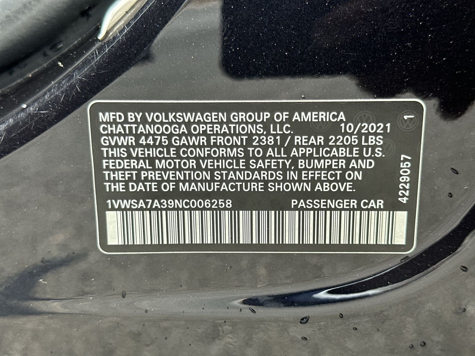 2022 Volkswagen Passat 2.0T SE