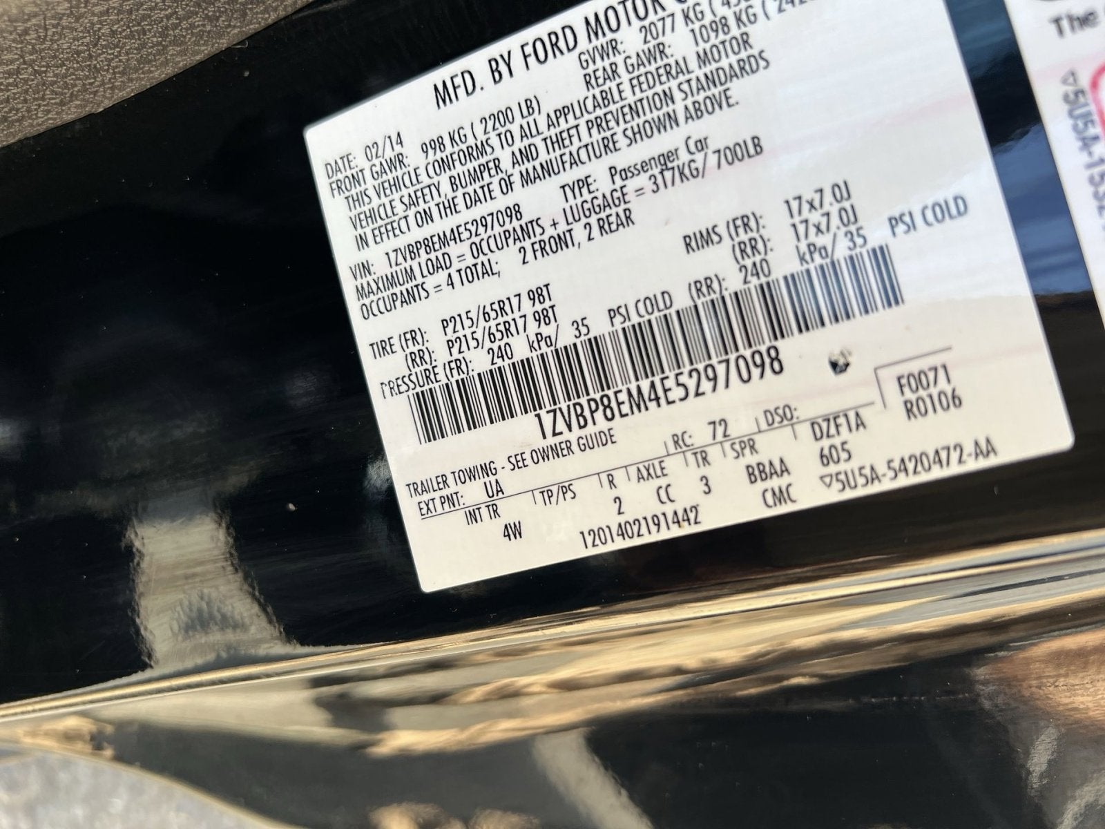 2014 Ford Mustang V6 Premium