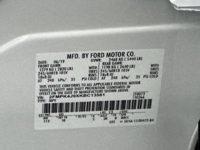 2019 Ford Edge SEL