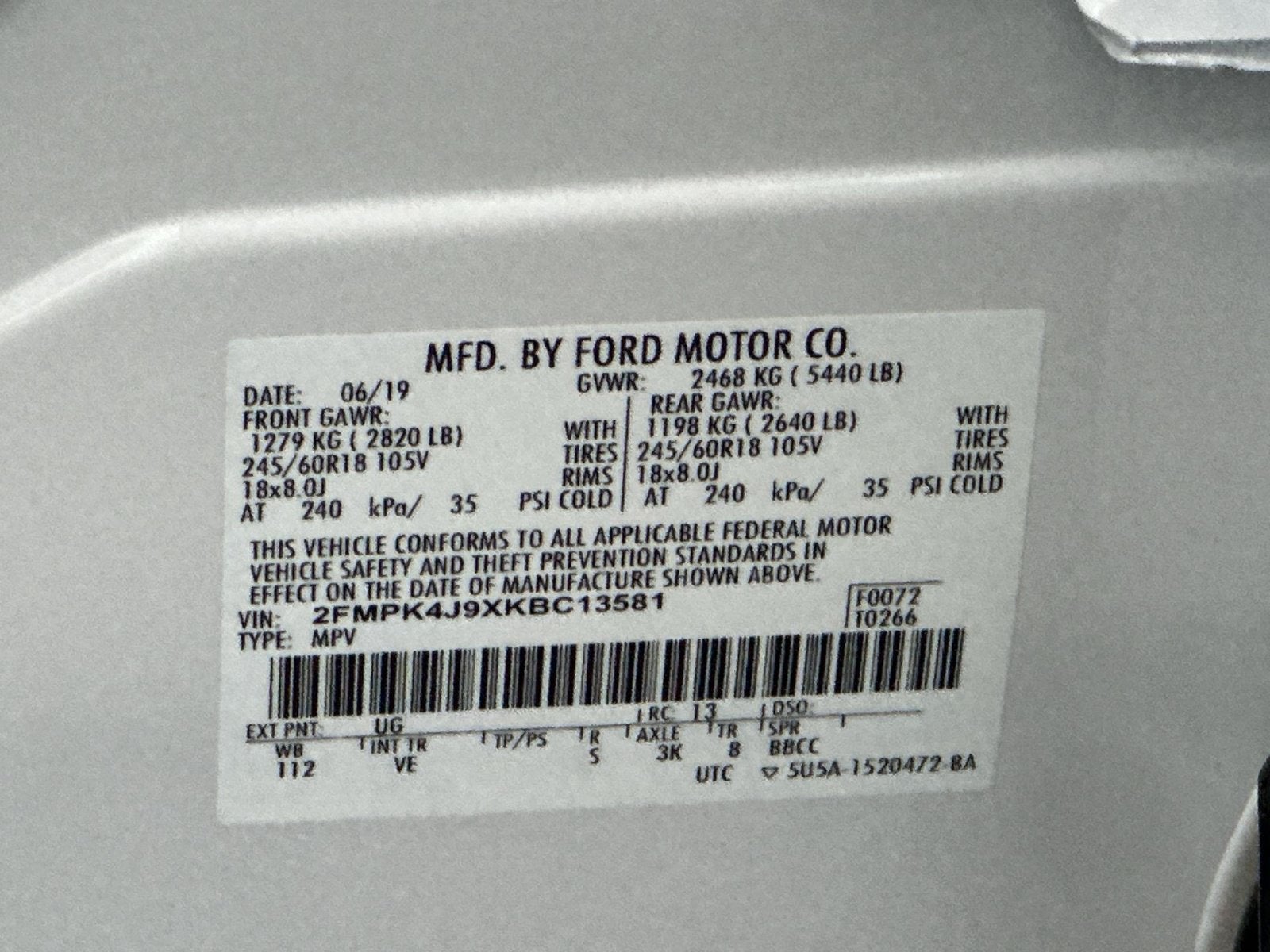 2019 Ford Edge SEL