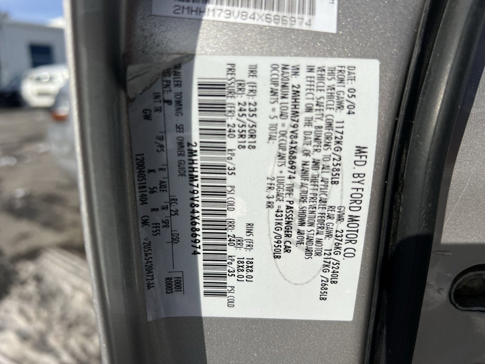 2004 Mercury Marauder Base