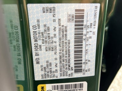 2025 Ford Bronco Sport Outer Banks