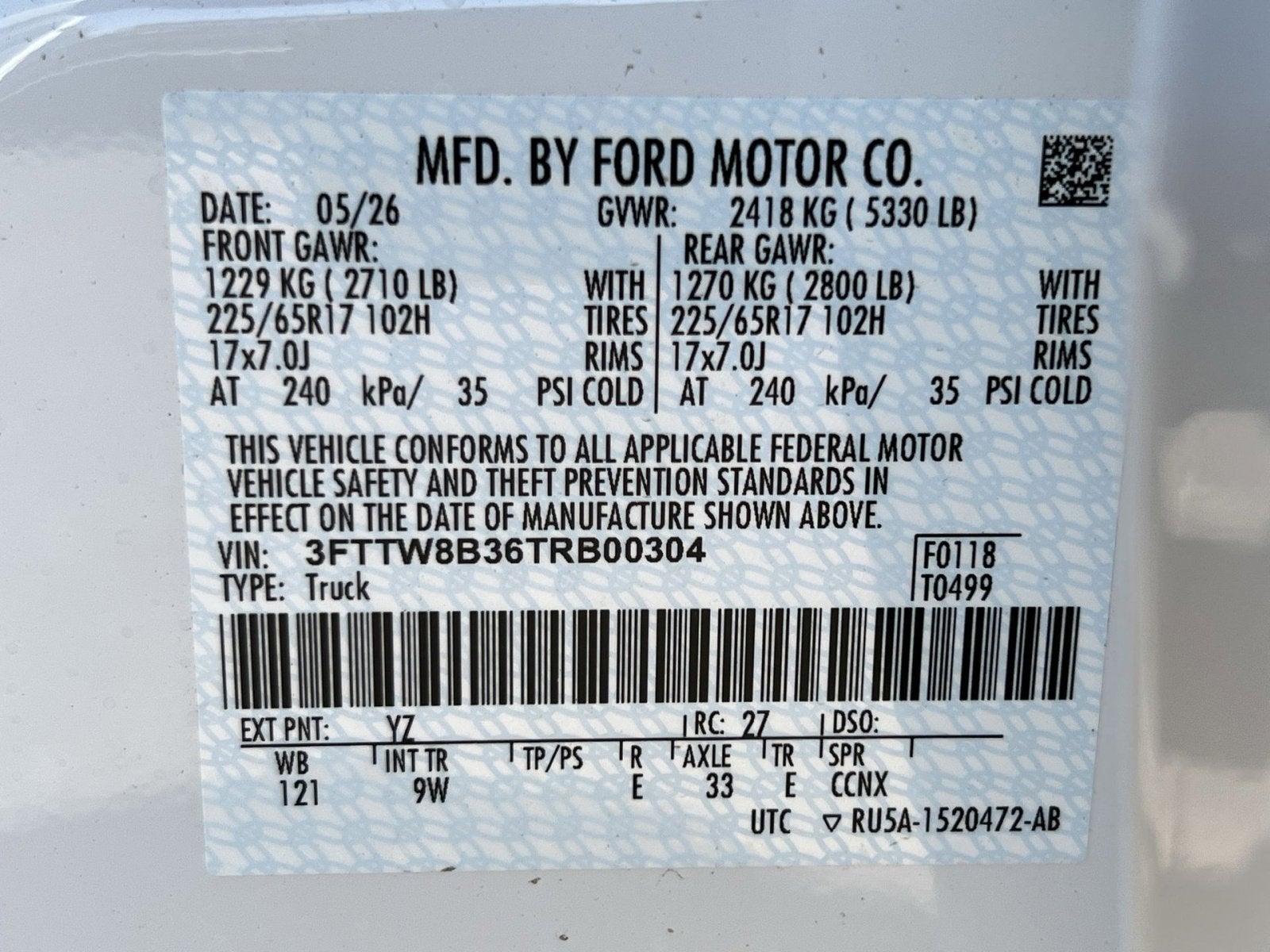 2026 Ford Maverick XL Hybrid