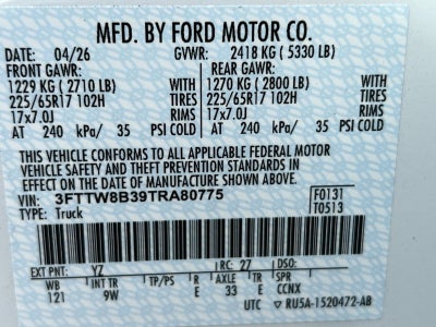 2026 Ford Maverick XL Hybrid