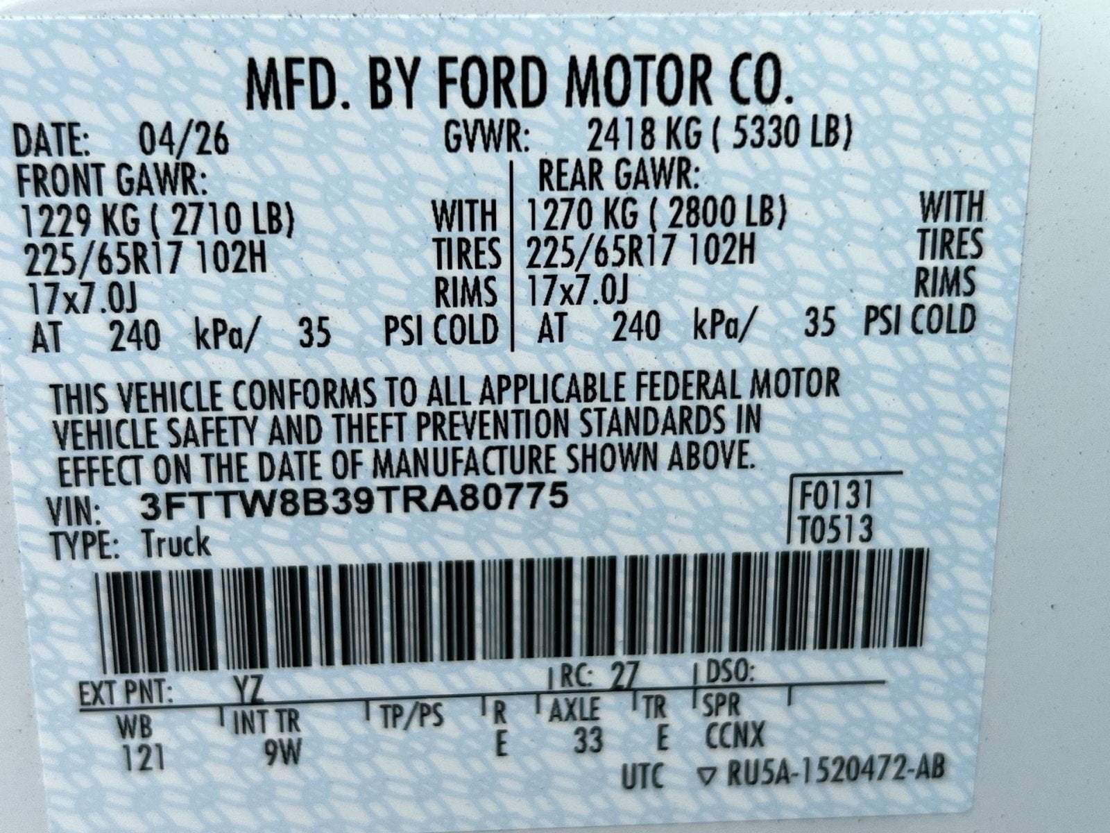2026 Ford Maverick XL Hybrid