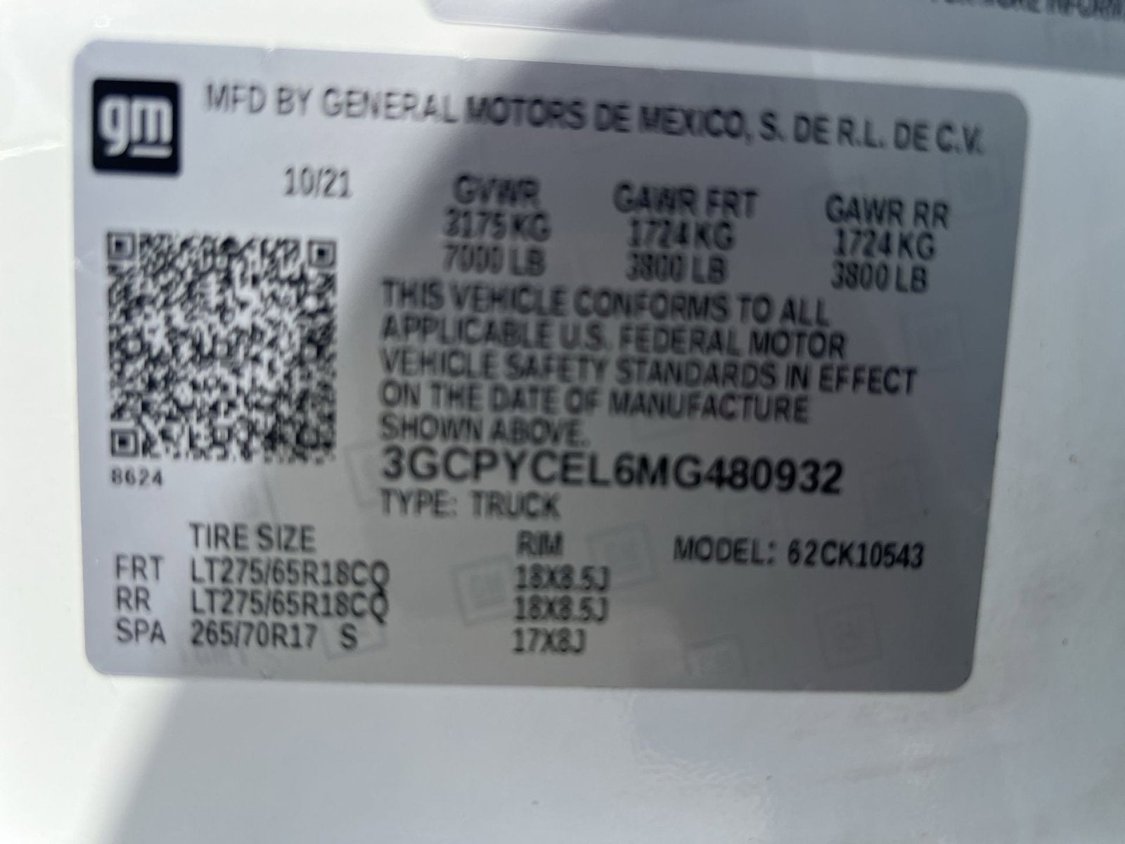 2021 Chevrolet Silverado 1500 Custom Trail Boss