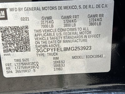 2021 Chevrolet Silverado 1500 LT Trail Boss