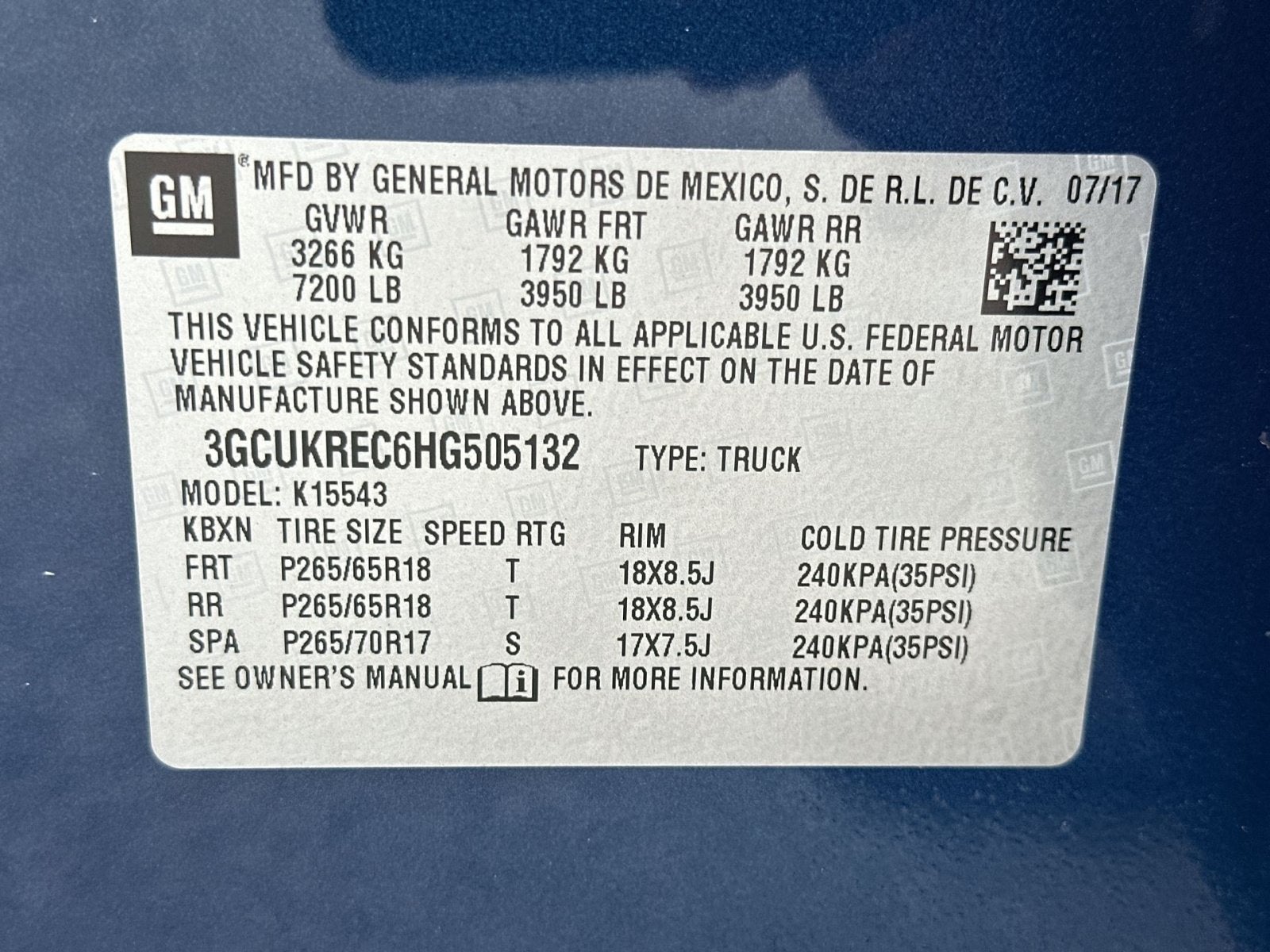 2017 Chevrolet Silverado 1500 LT