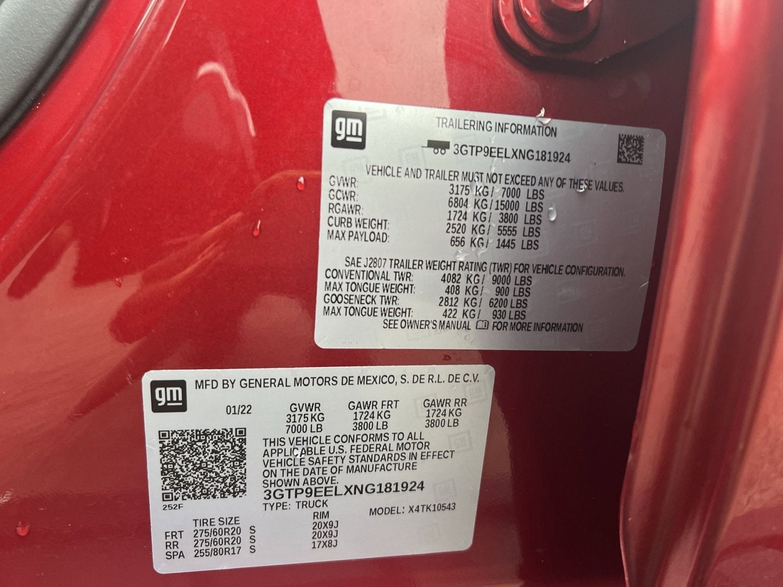 2022 GMC Sierra 1500 Limited AT4