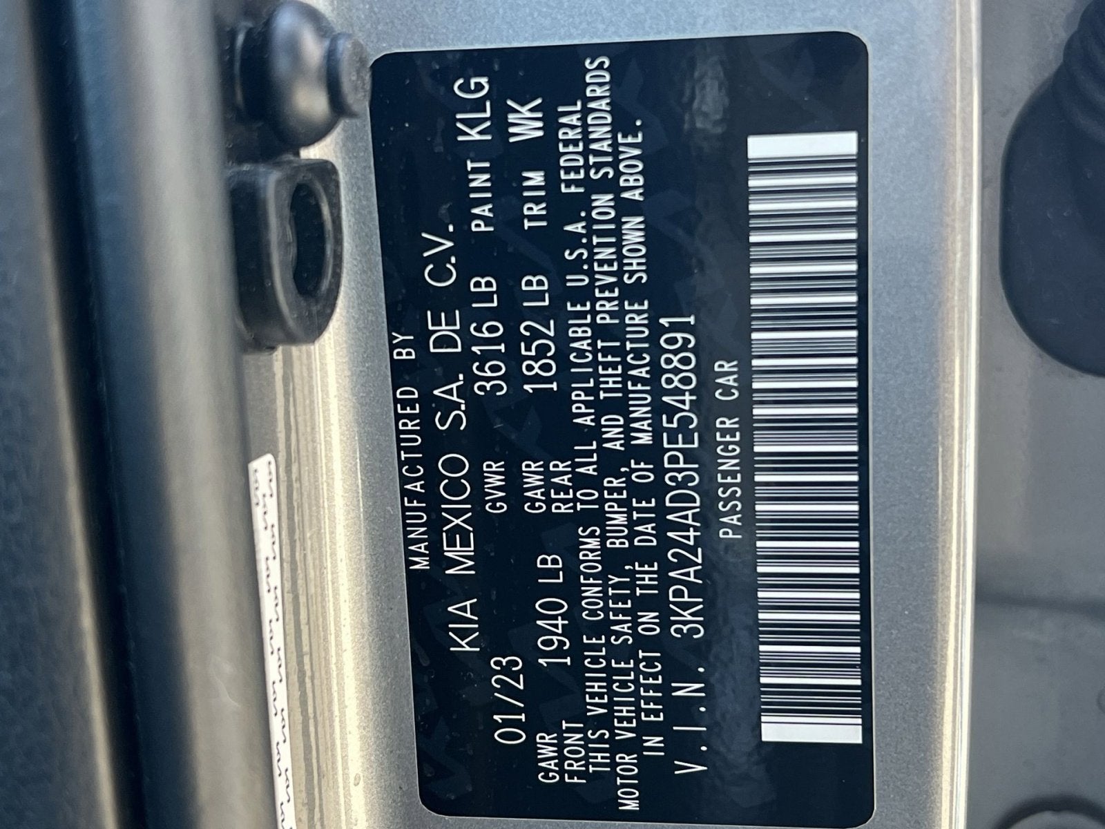2023 Kia Rio S