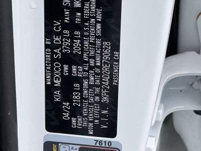2024 Kia Forte LXS