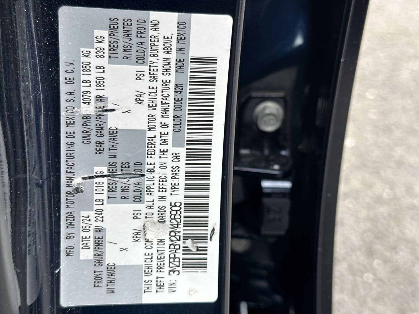 2024 Mazda Mazda3 2.5 S Select Sport