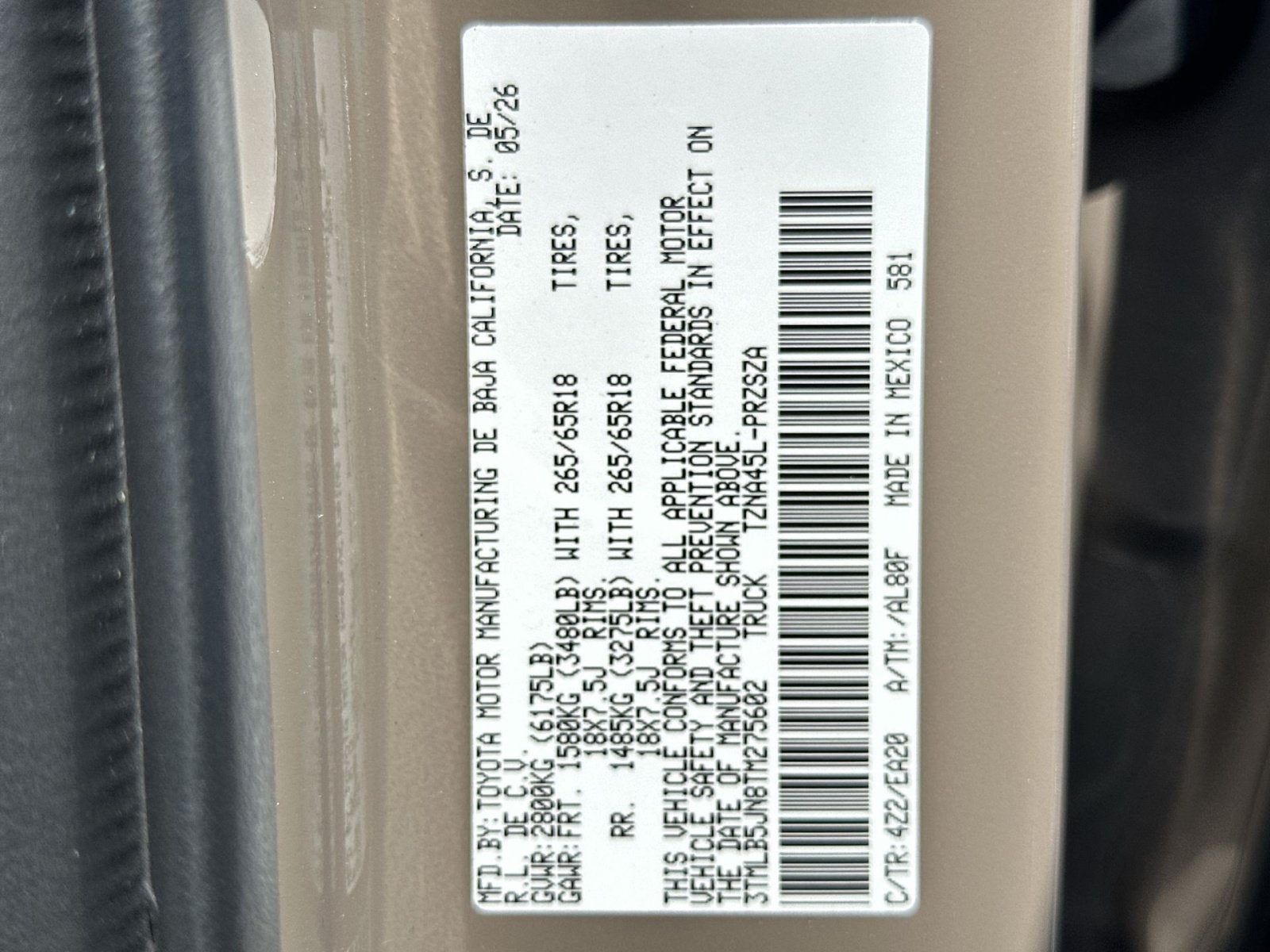 2026 Toyota Tacoma TRD Sport