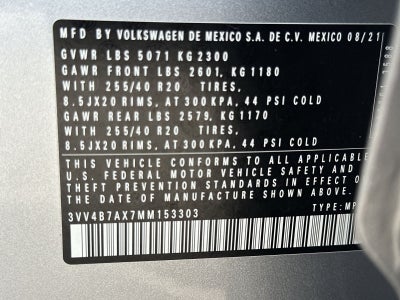 2021 Volkswagen Tiguan 2.0T SEL Premium R-Line
