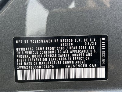 2025 Volkswagen Jetta 1.5T S