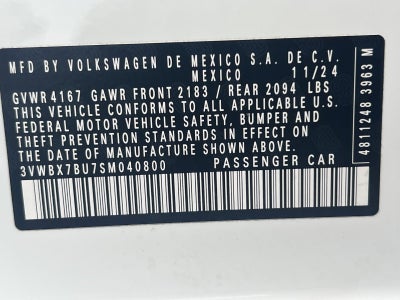 2025 Volkswagen Jetta 1.5T Sport