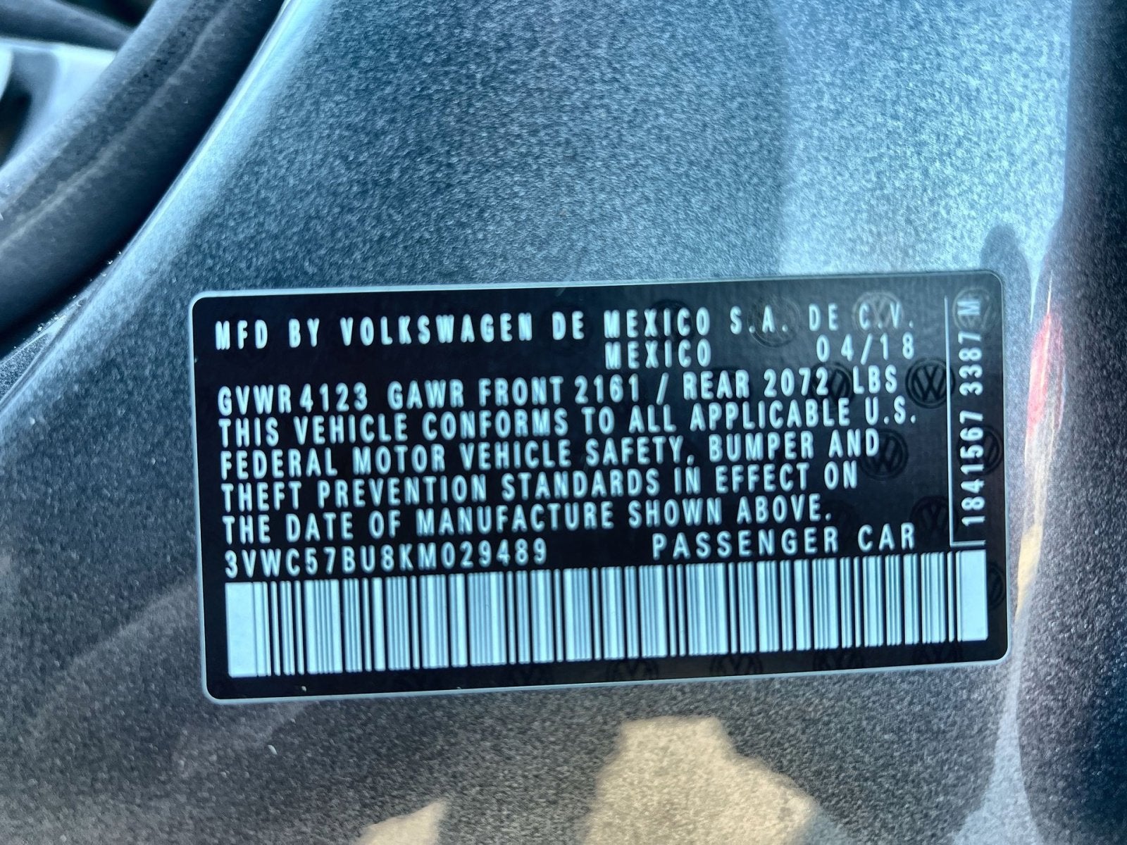 2019 Volkswagen Jetta 1.4T S