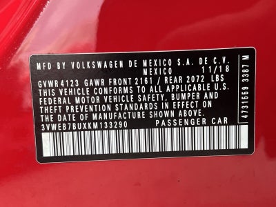 2019 Volkswagen Jetta SEL