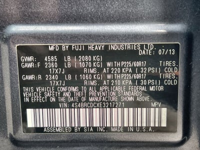 2014 Subaru Outback 2.5i Premium