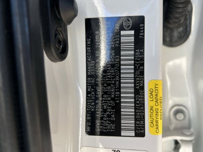 2019 Toyota Camry SE