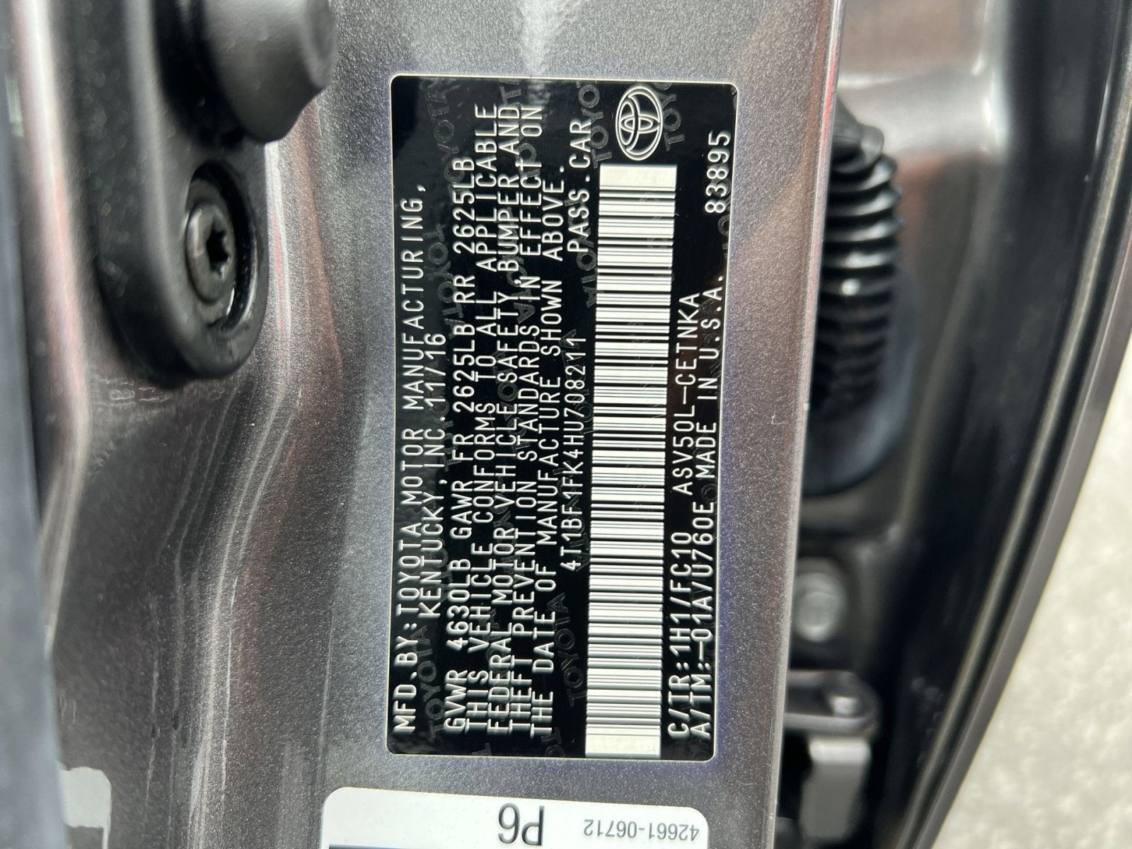 2017 Toyota Camry LE