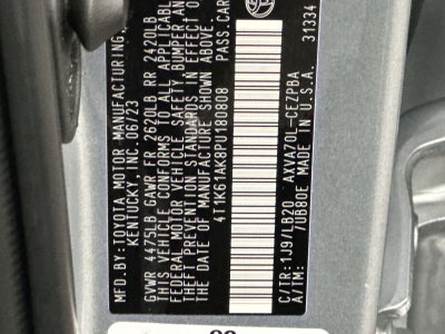2023 Toyota Camry XSE