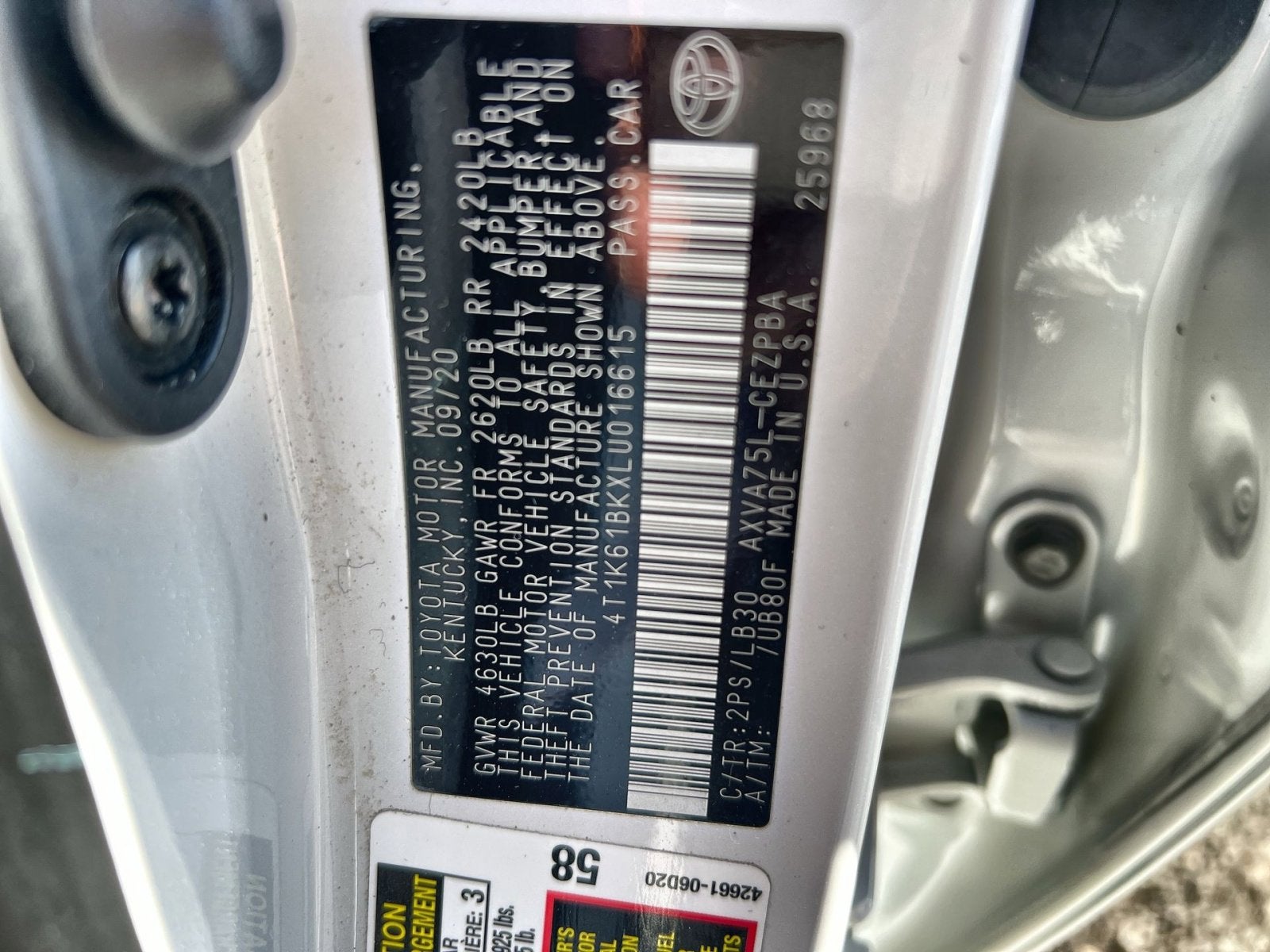 2020 Toyota Camry XSE