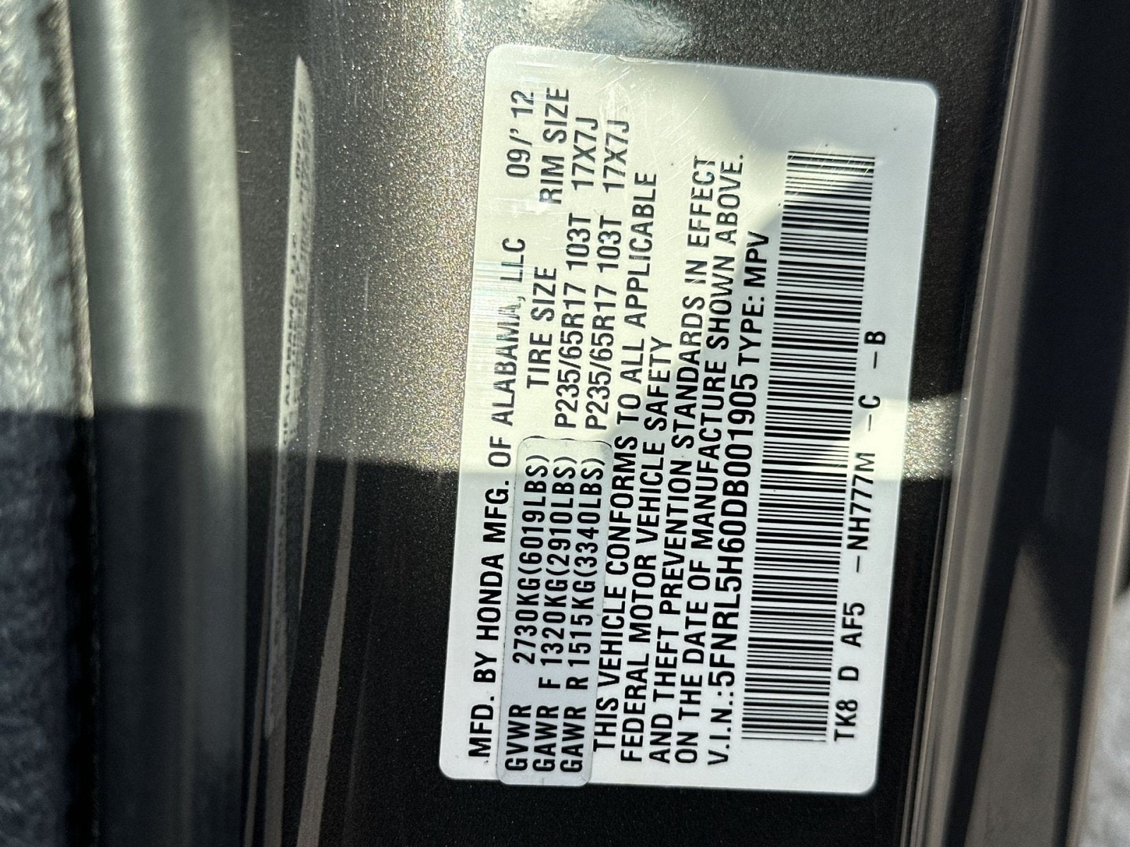 2013 Honda Odyssey EX-L
