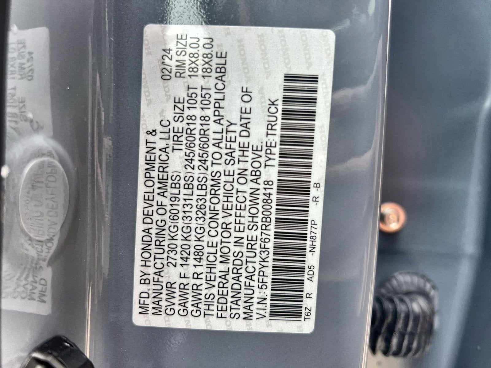 2024 Honda Ridgeline TrailSport