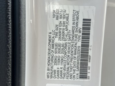 2025 Honda CR-V Hybrid Sport
