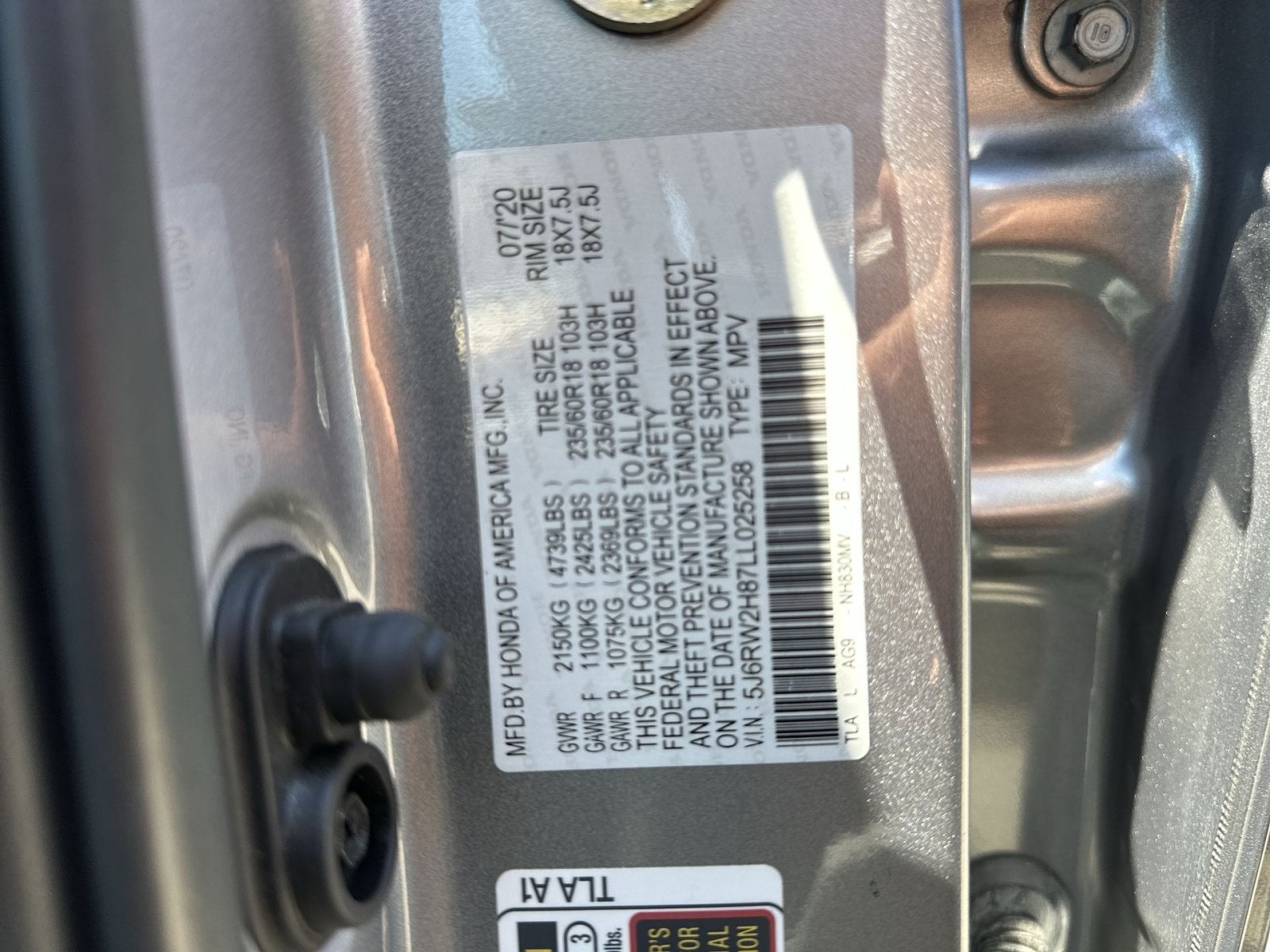 2020 Honda CR-V EX-L