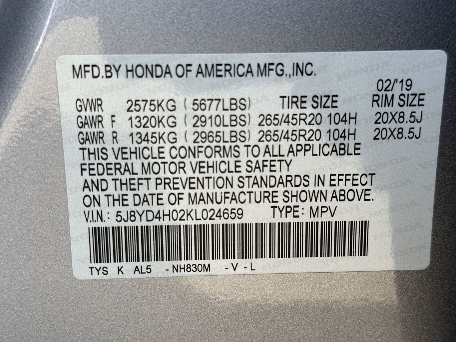 2019 Acura MDX 3.5L Technology Pkg w/A-Spec Pkg