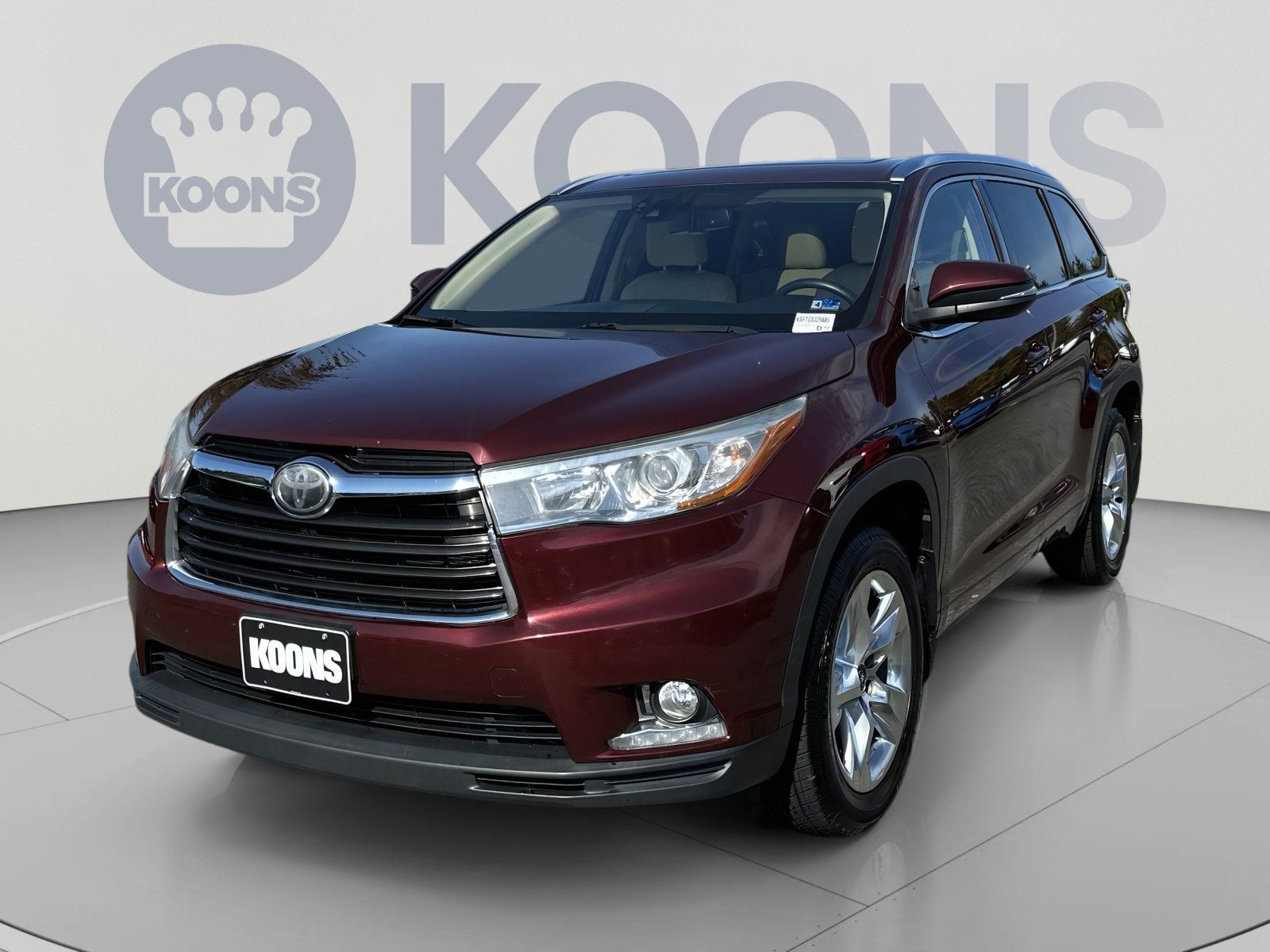 2016 Toyota Highlander Limited Platinum V6