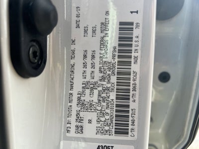 2019 Toyota Tacoma SR