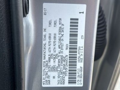 2017 Toyota Tundra SR5