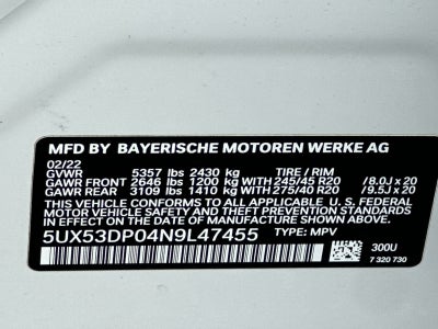 2022 BMW X3 xDrive30i
